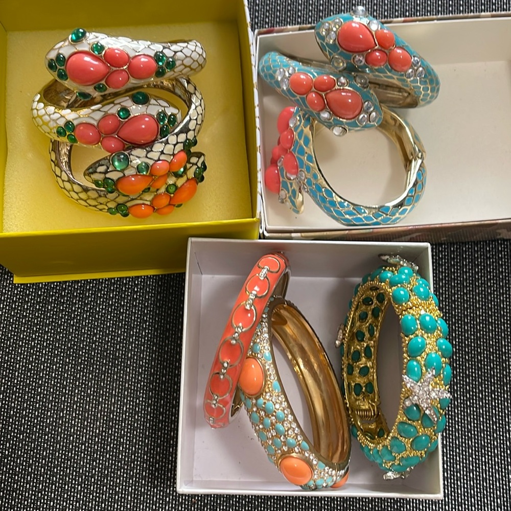 7 enamel cuffs really beautiful